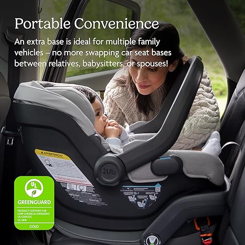 UPPAbaby Extra Mesa V2 Car Seat Base / Compatible with Mesa and Mesa V2 Infant Car Seats / SmartSecure Installation - Jamouz