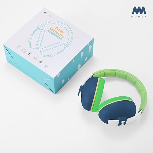 Mumba Baby Ear Protection Noise Cancelling Headphones for Babies and Toddlers Baby Earmuffs - Ages 3-24+ Months - Jamouz