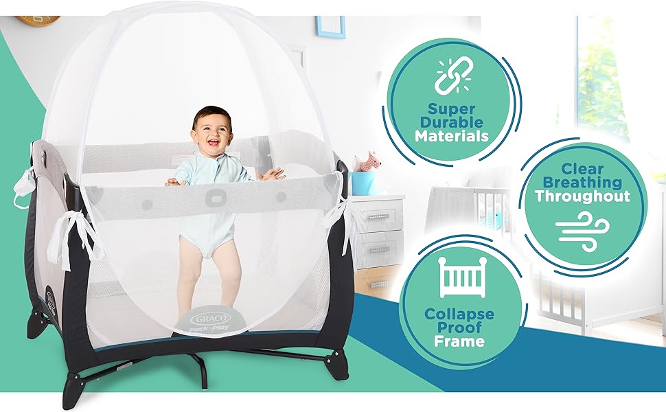 Tienda de seguridad para cuna para evitar que el bebé o el niño pequeño se escapen