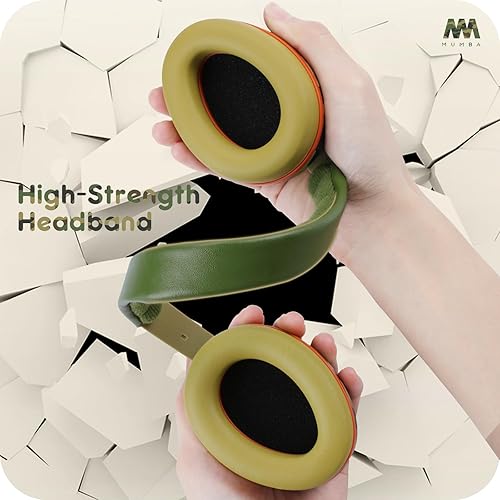 Mumba Baby Ear Protection Noise Cancelling Headphones for Babies and Toddlers Baby Earmuffs - Ages 3-24+ Months - Jamouz