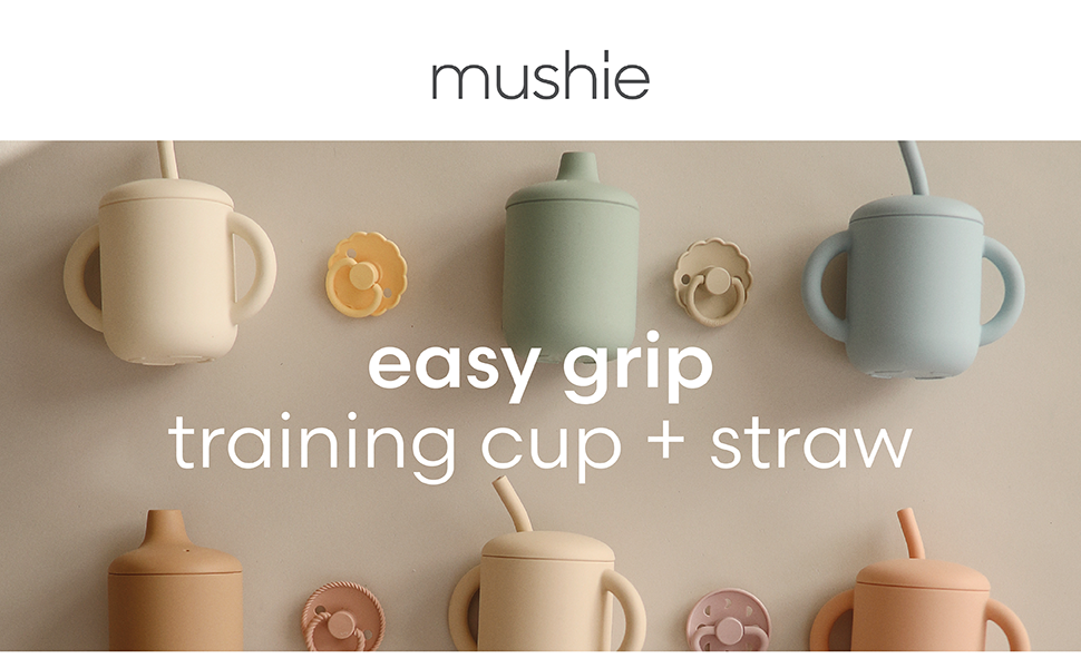 Mushie | Training Cup and Straw