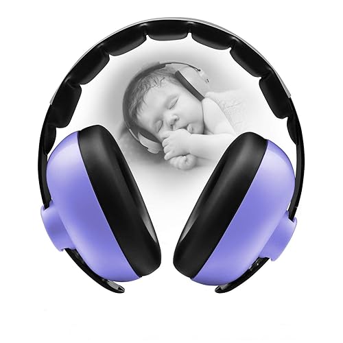 Baby Ear Protection Noise Cancelling Headphones for Babies for 3 Months to 3 Years (Blue) - Jamouz