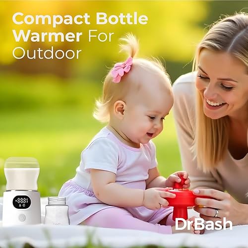 DrBash Portable Bottle Warmer for Travel, Leak-Proof Travel Baby Bottle Warmer with Fast Heating for Breastmilk, Safety Material Baby Bottle Warmer for Dr. Brown, Medela, Tommee Tippee, ComoTomo, - Jamouz