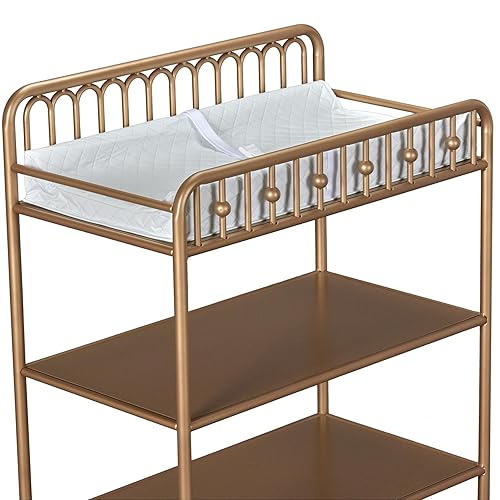 Little Seeds Monarch Hill Ivy Metal Changing Table, Gold - Jamouz