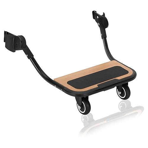 Stroller Board for Vista (Models 2015-2019), Vista V2, and Vista V3 Strollers, Weight Capacity 55 lbs,Quick Snap Links for Easy One-Touch Storage - Jamouz