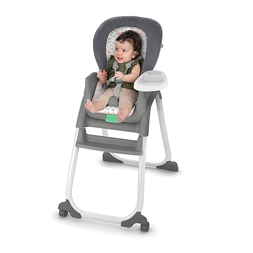 Ingenuity Full Course 6-in-1 High Chair - Baby to 5 Years Old, 6 Convertible Modes, 2 Dishwasher Safe Trays - Astro, 13108 - Jamouz