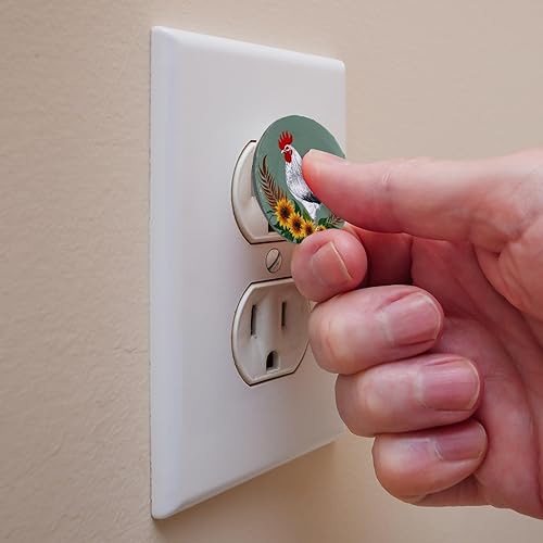 12 PCS Baby Child Proofing Outlet Covers, Electrical Safety Socket Protection Caps for 2-Prong Power Wall Plate Pure Black, czbhg-001 - Jamouz