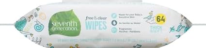 Seventh Generation Baby Wipes Sensitive Protection with Snap Seal Diaper Wipes 768 Count - Jamouz