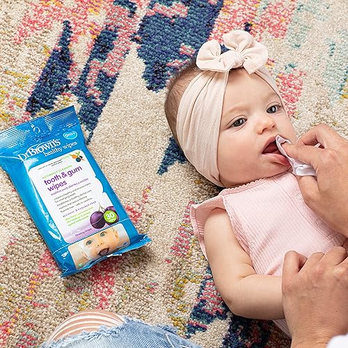 Dr. Brown's Healthy Wipes for Babies and Toddlers, 40 Count, Variety 3 Pack - Jamouz
