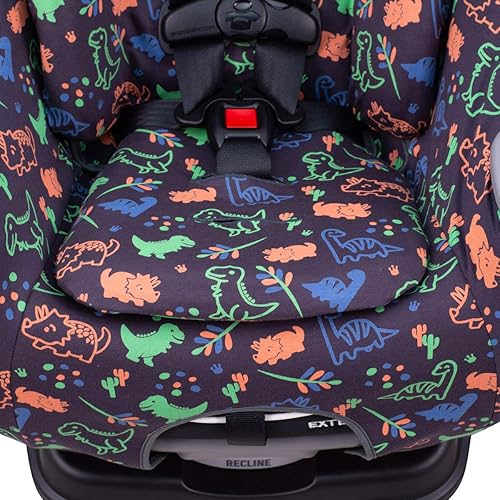 JYOKO Kids Cover Liner for car seat Compatible with Graco Extend2fit, 100% Cotton Made (Raccoon) - Jamouz