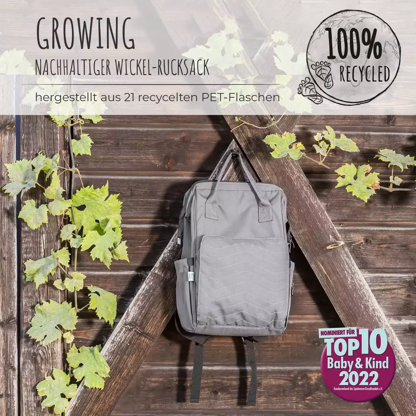 Growing Wickelrucksack - Jamouz