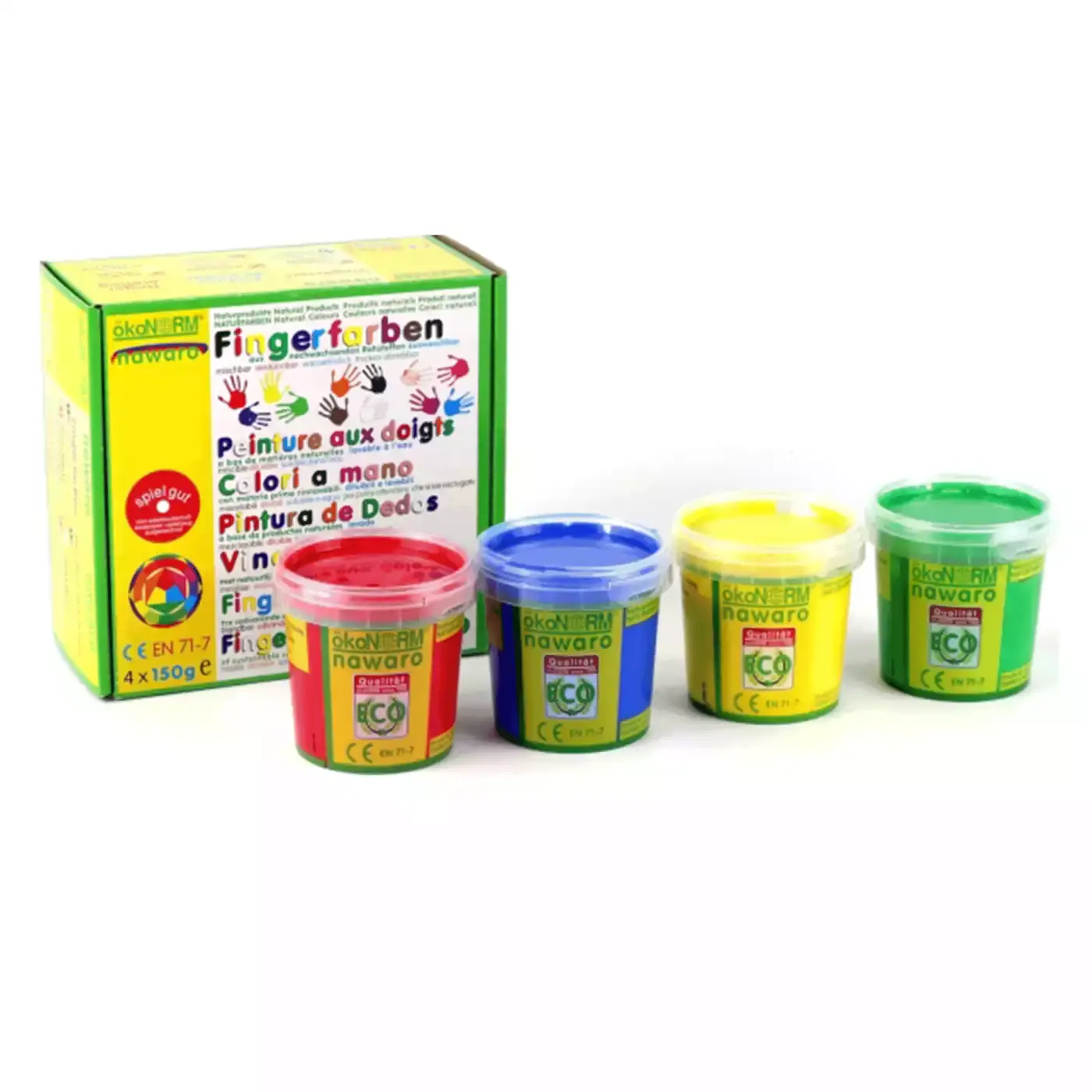 4er Set Fingermalfarbe - Jamouz