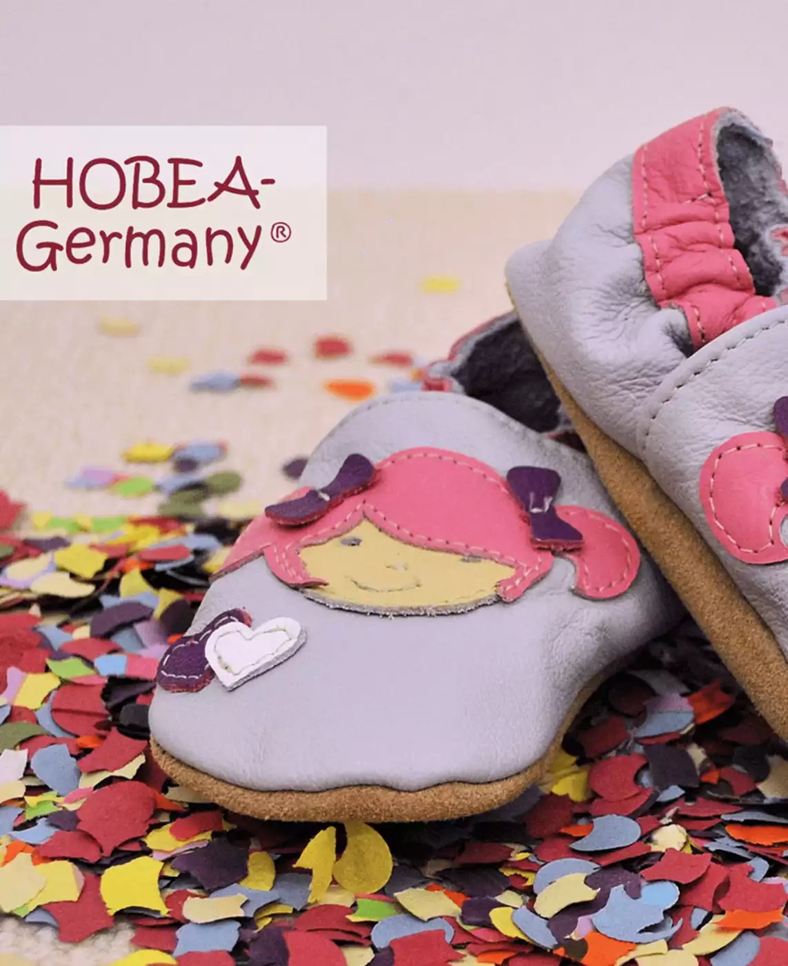 Leder-Krabbelschuhe - Jamouz