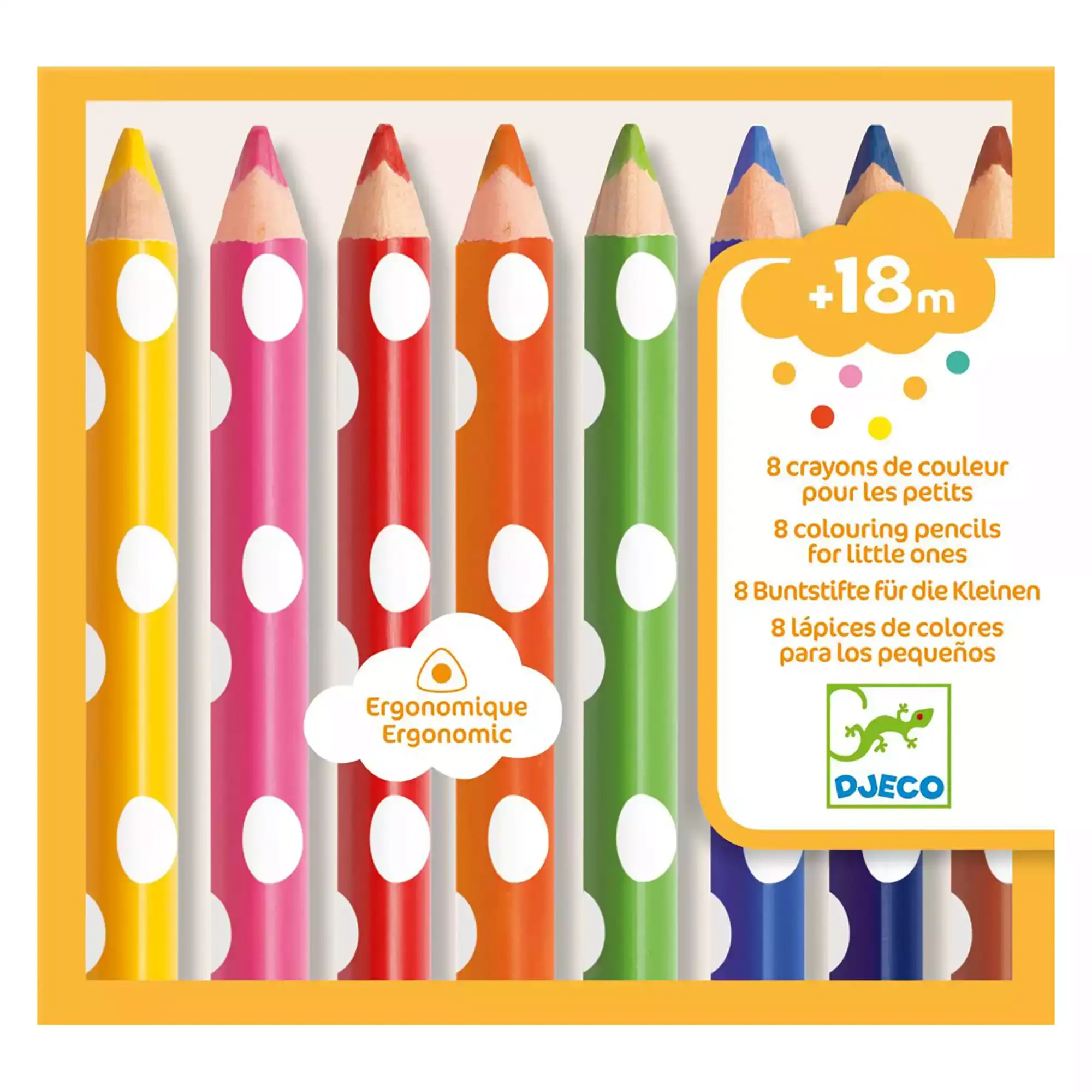 8 dicke Buntstifte - Jamouz