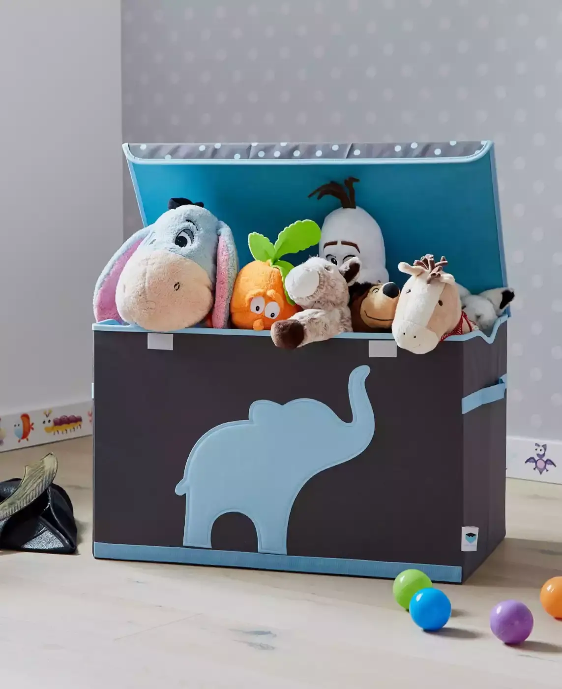 Spielzeugtruhe mit Elefant - Jamouz