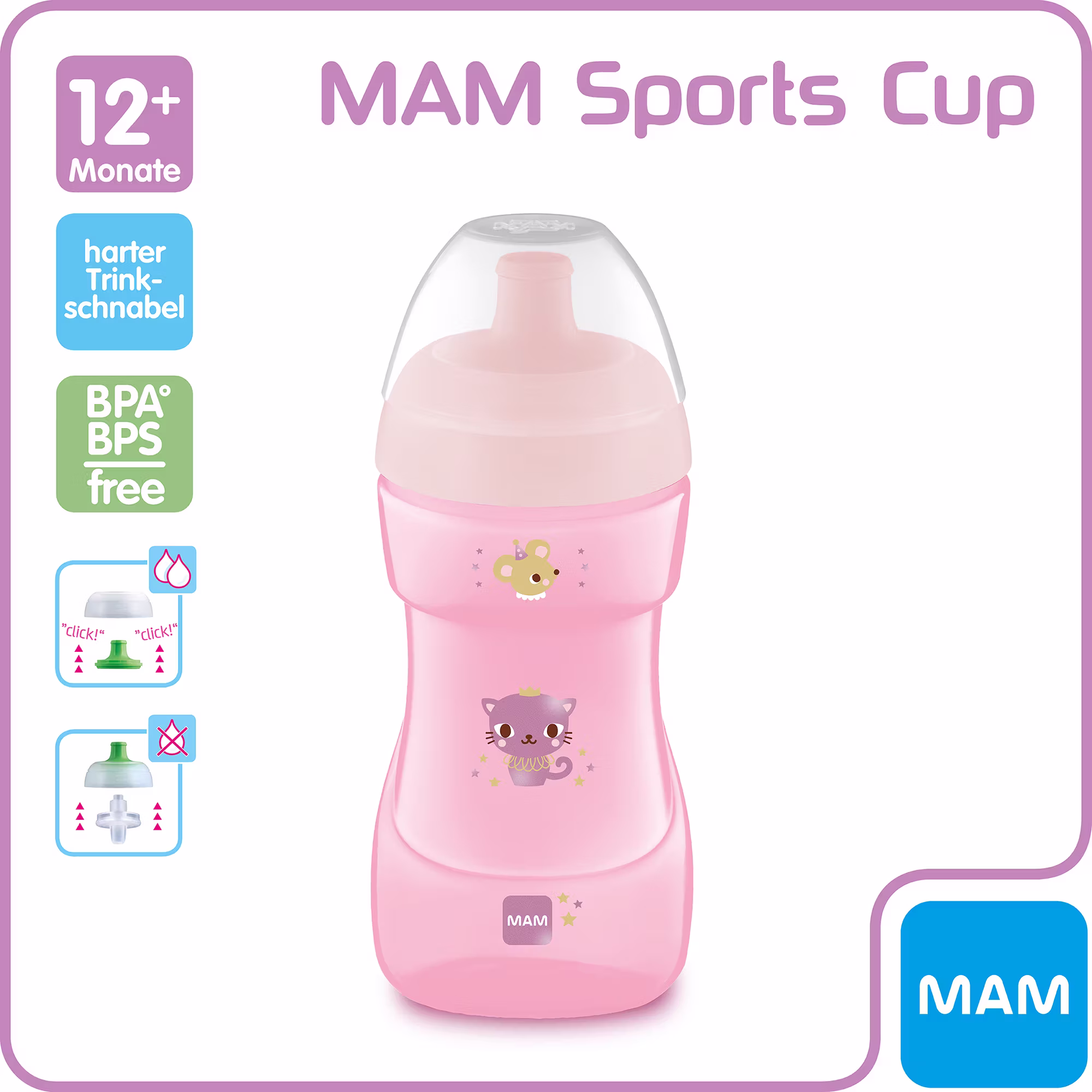 Sports Cup Katze 330ml - Jamouz