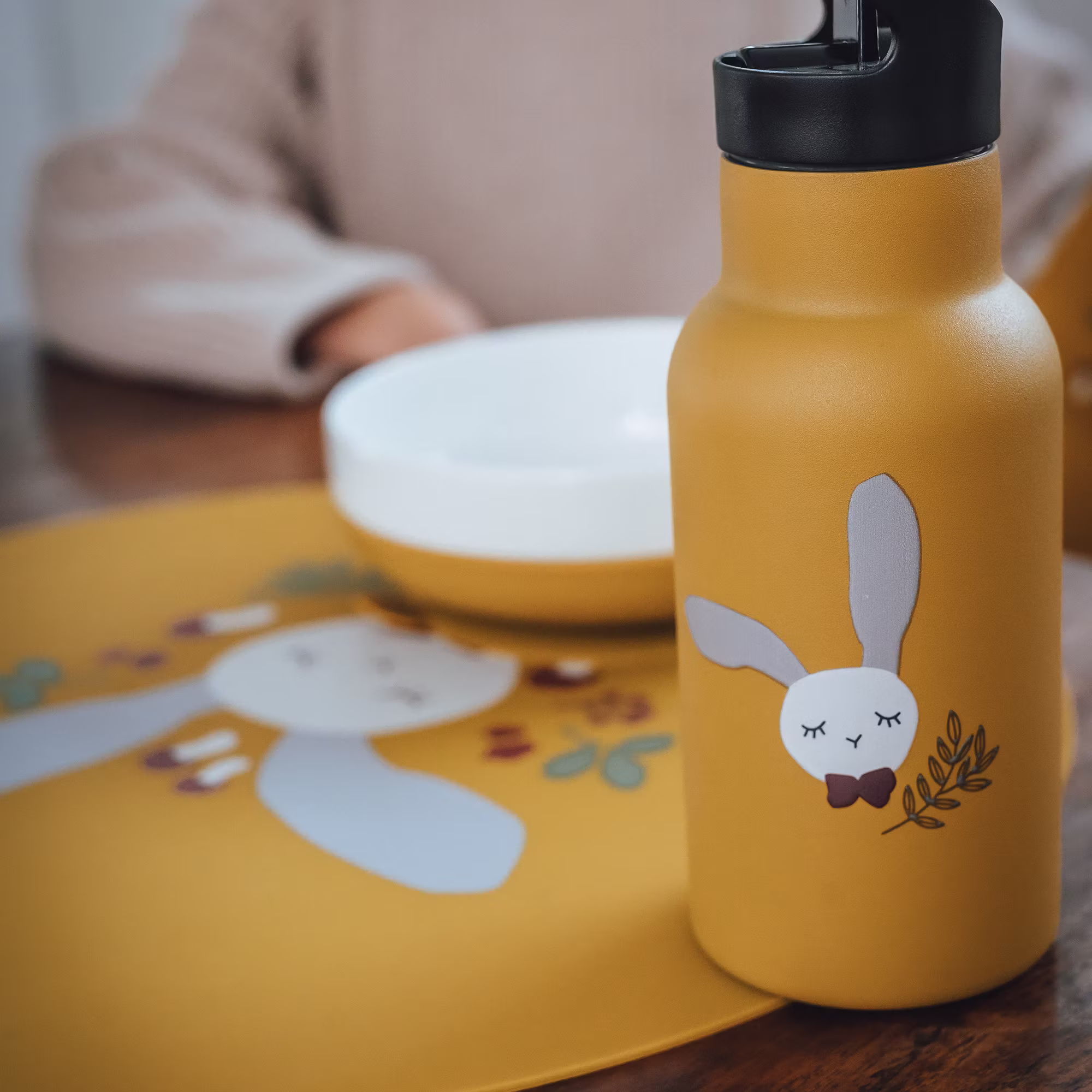 Trinkflasche Hase Gelb - Jamouz