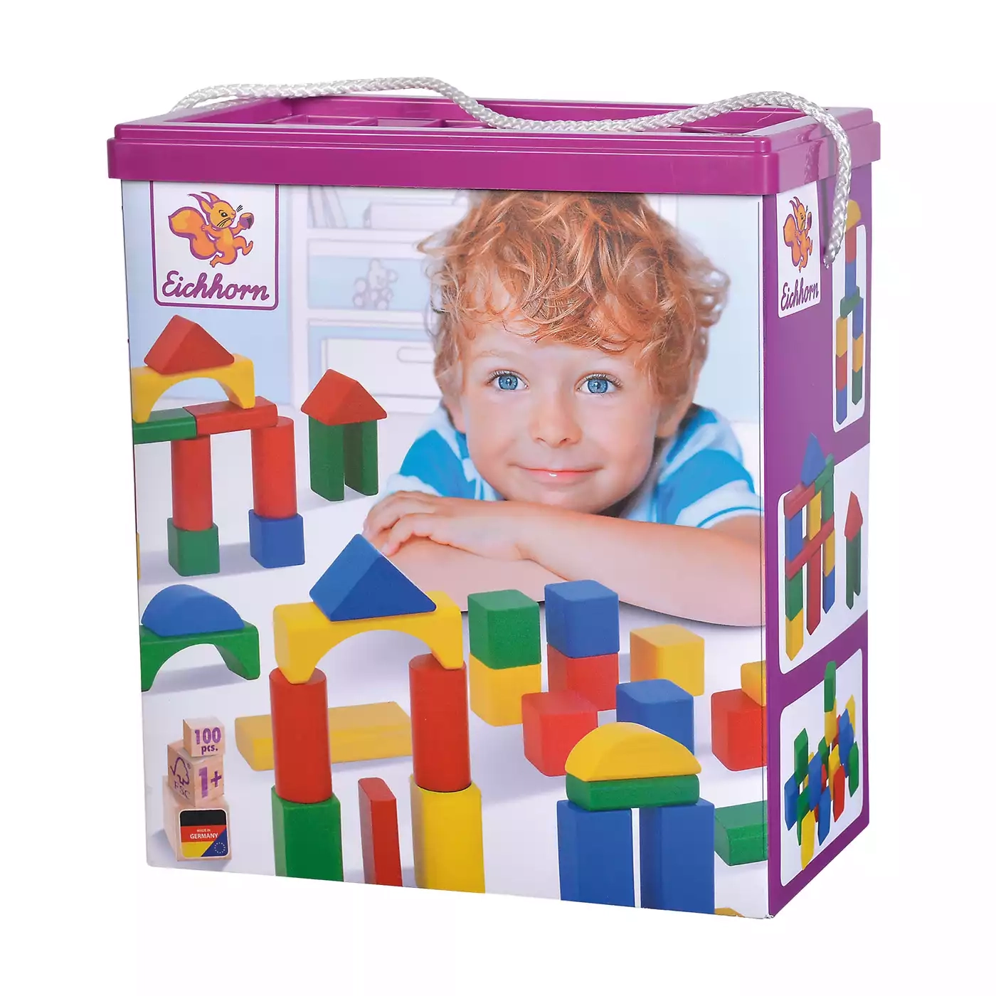 Bunte Holzbausteine - Jamouz