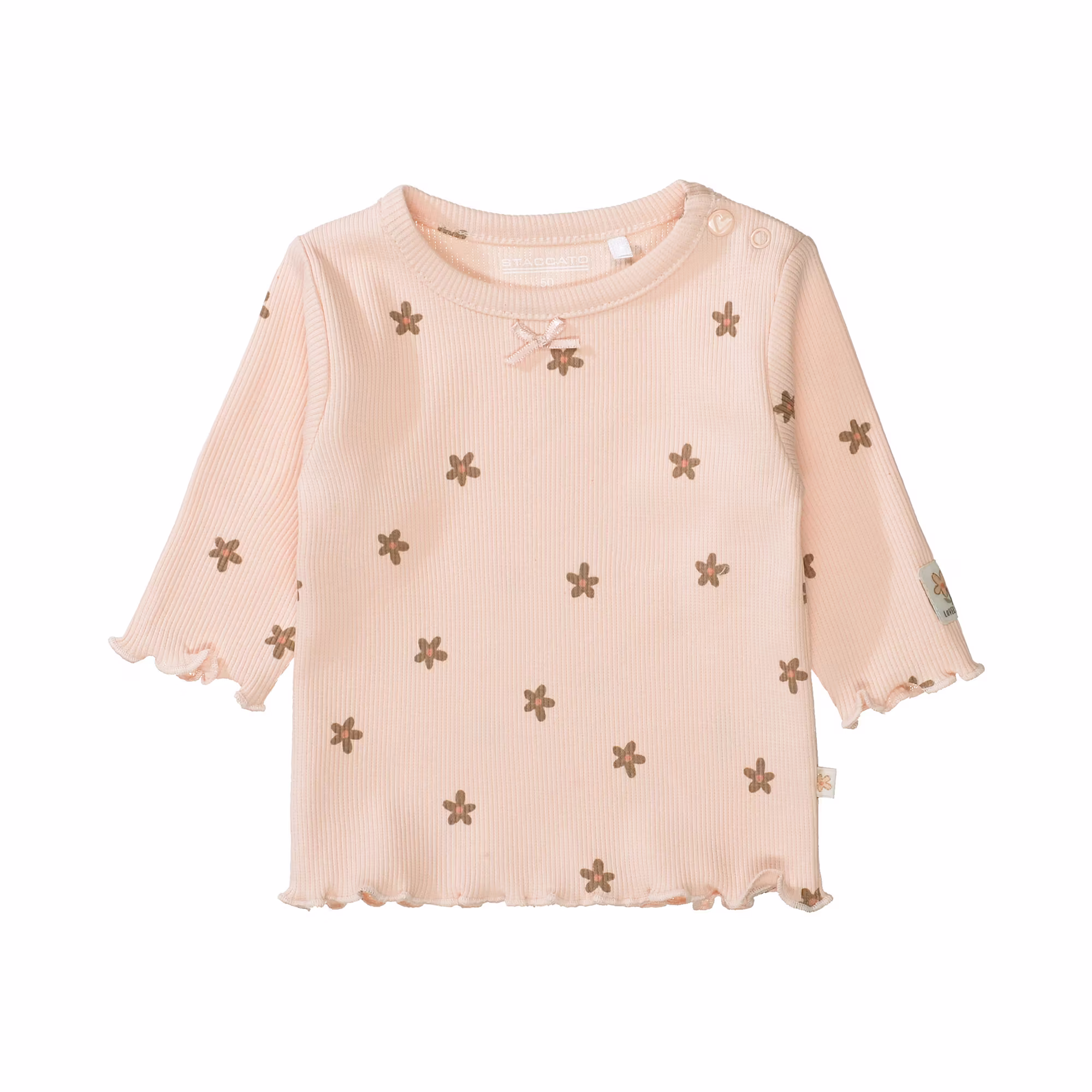Langarmshirt Blume - Jamouz