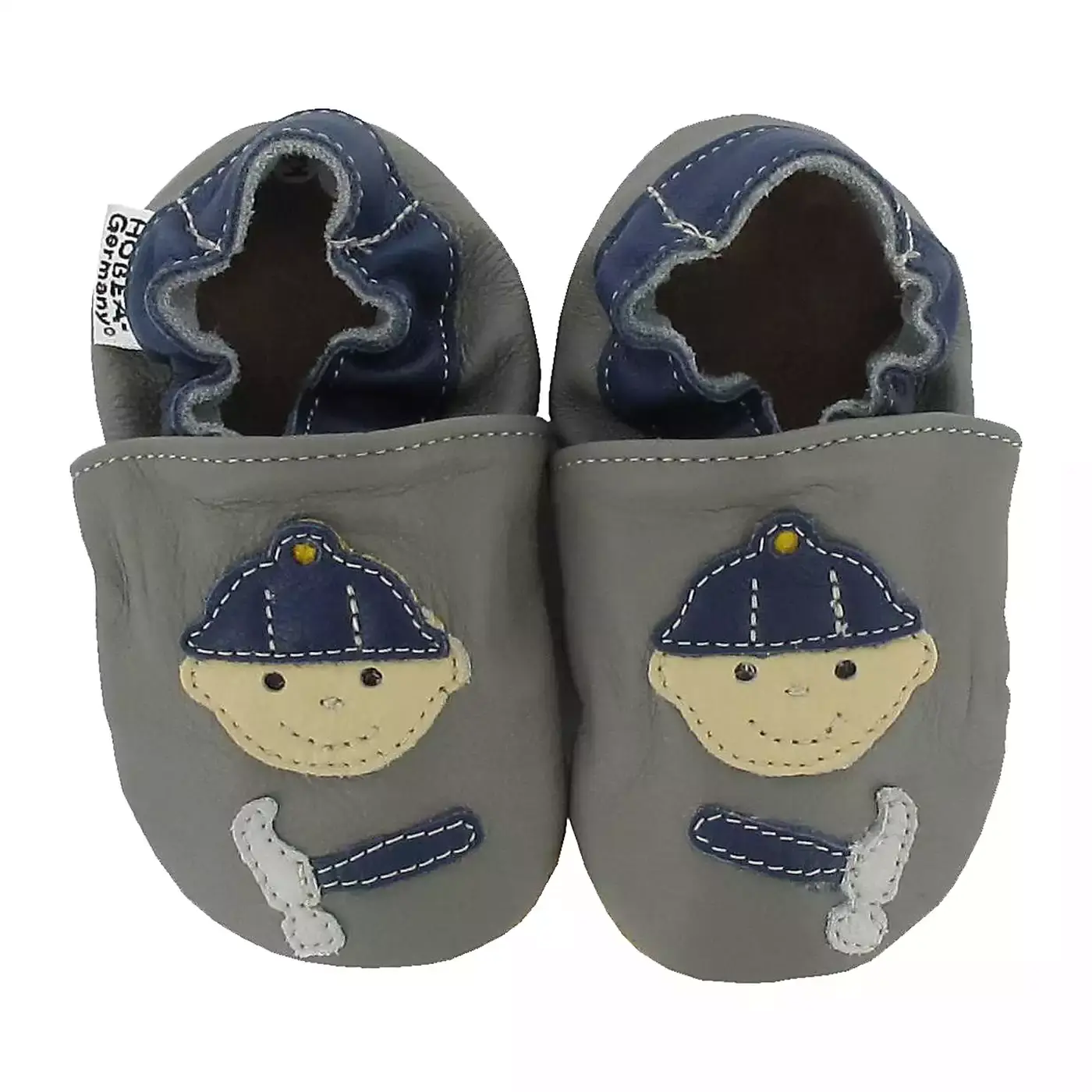 Leder-Krabbelschuhe - Jamouz