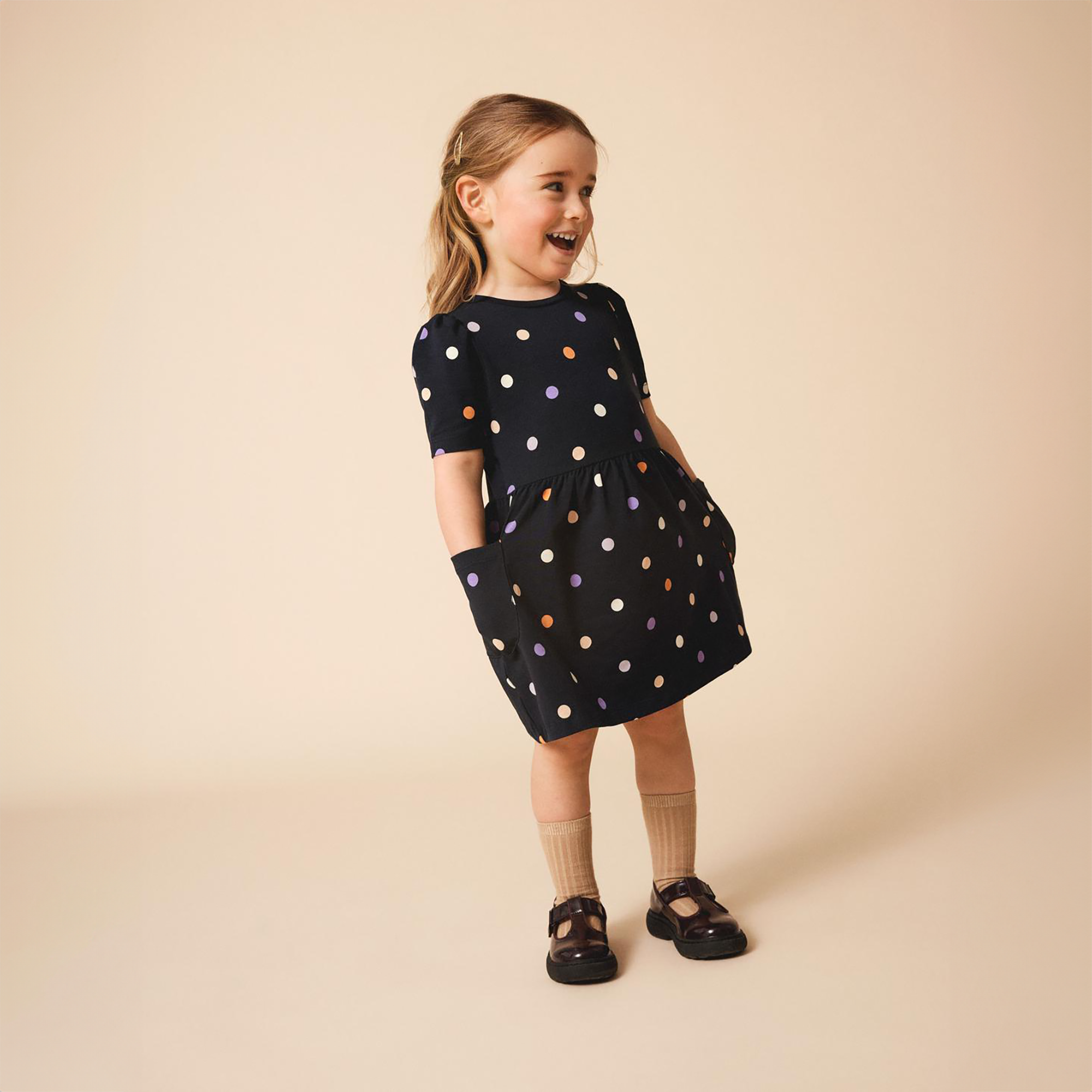 Kleid Flower Dots - Jamouz