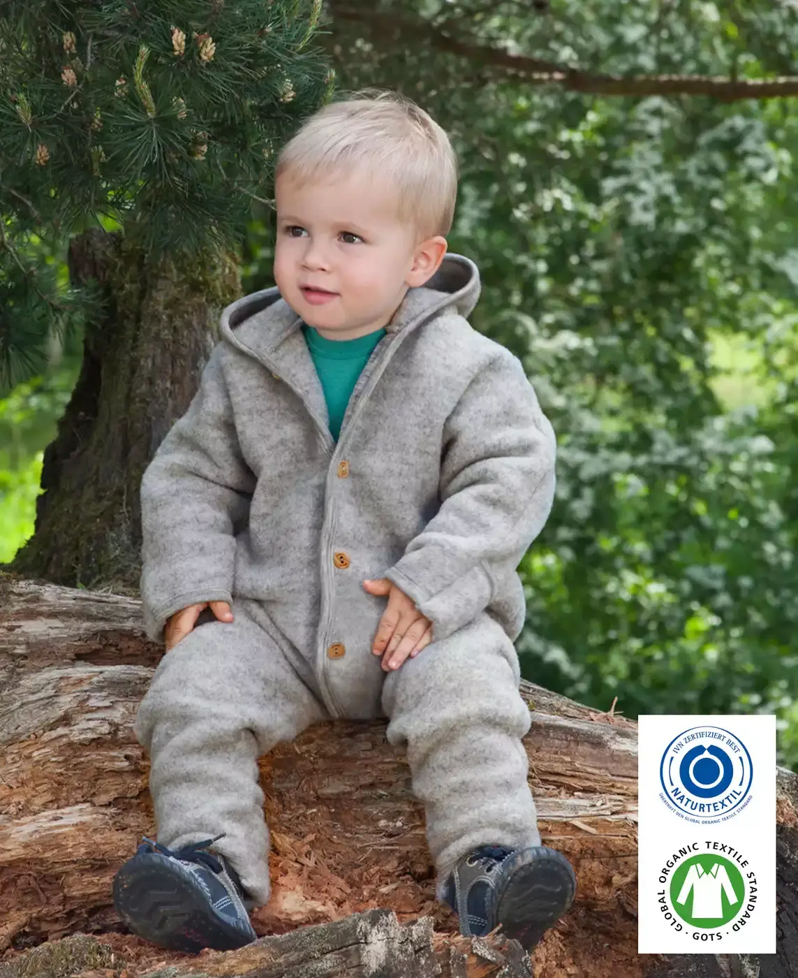 Baby Overall Hellgrau - Jamouz