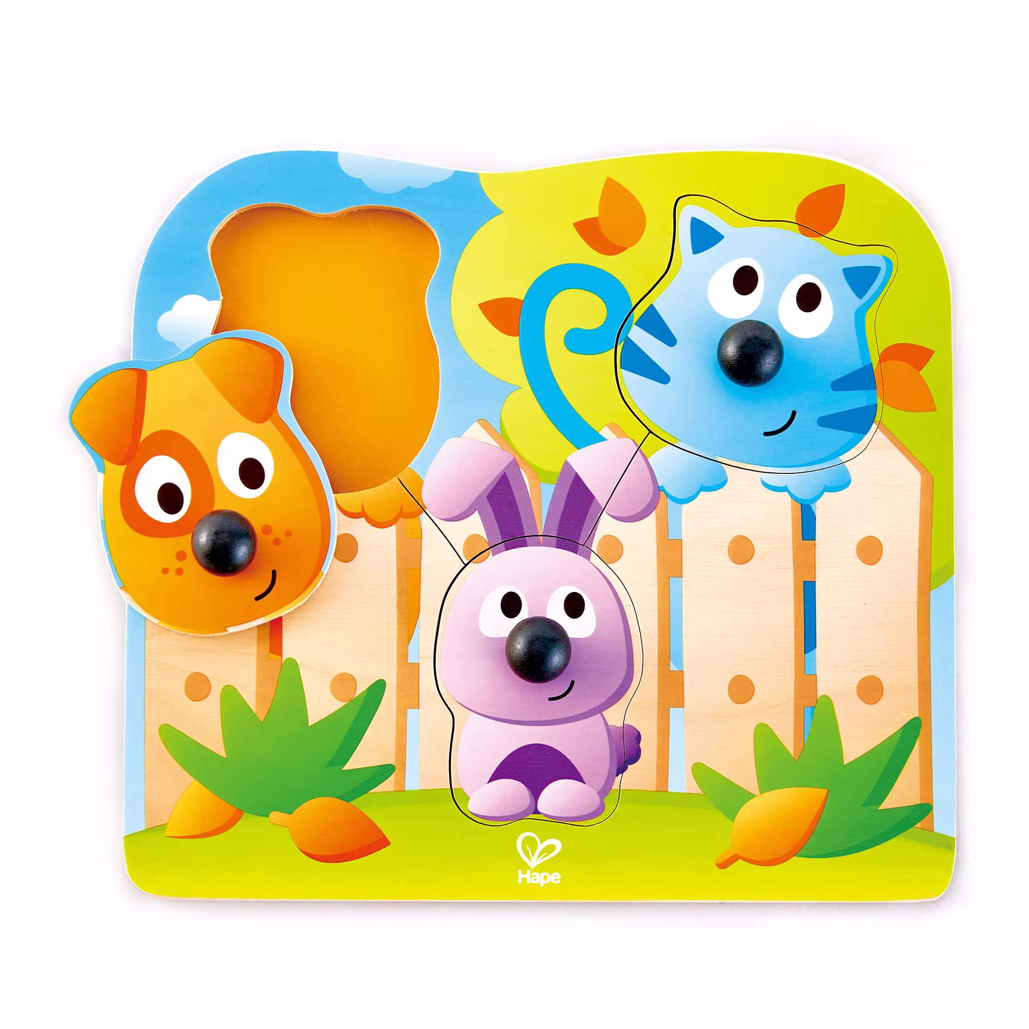 Knopfpuzzle Haustiere - Jamouz