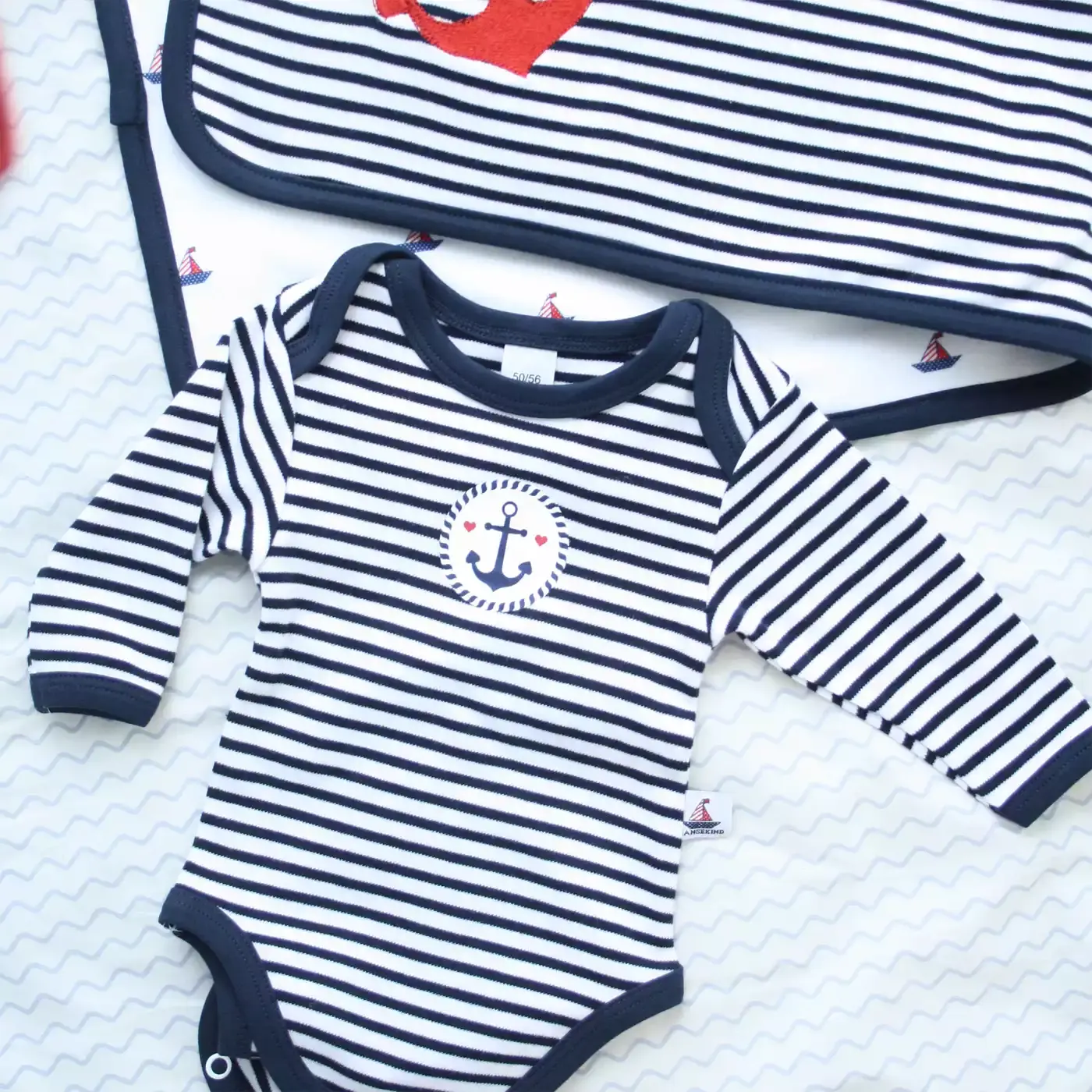Langarm-Body Gr. 50-56 - Jamouz