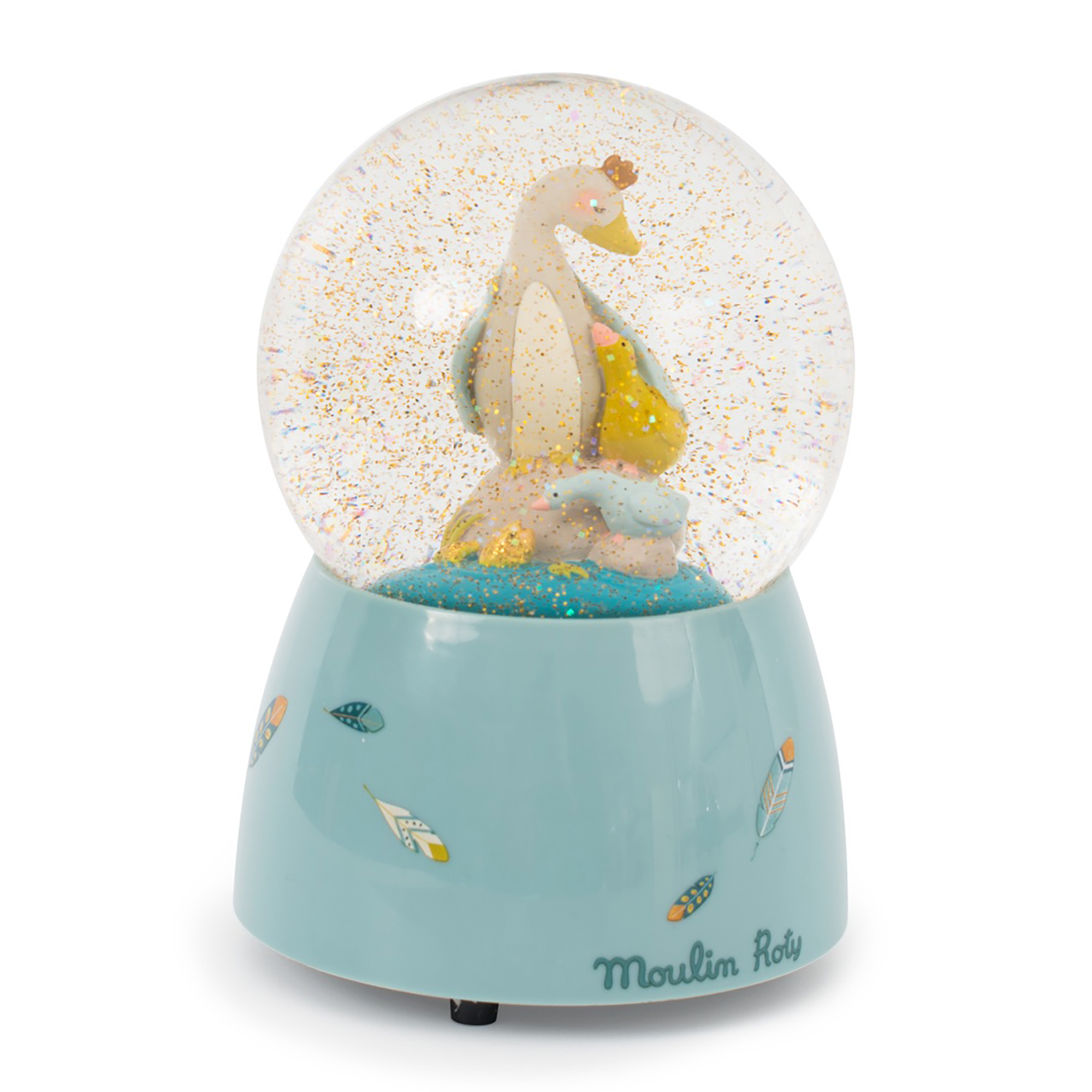 Schneekugel mit Musik Gans - Jamouz