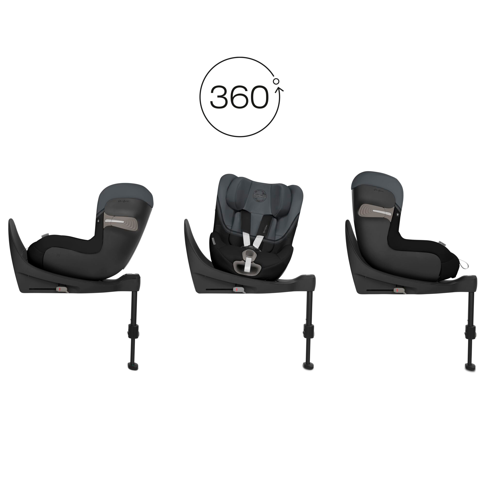 Sirona SX2 i-Size Moon Black - Jamouz