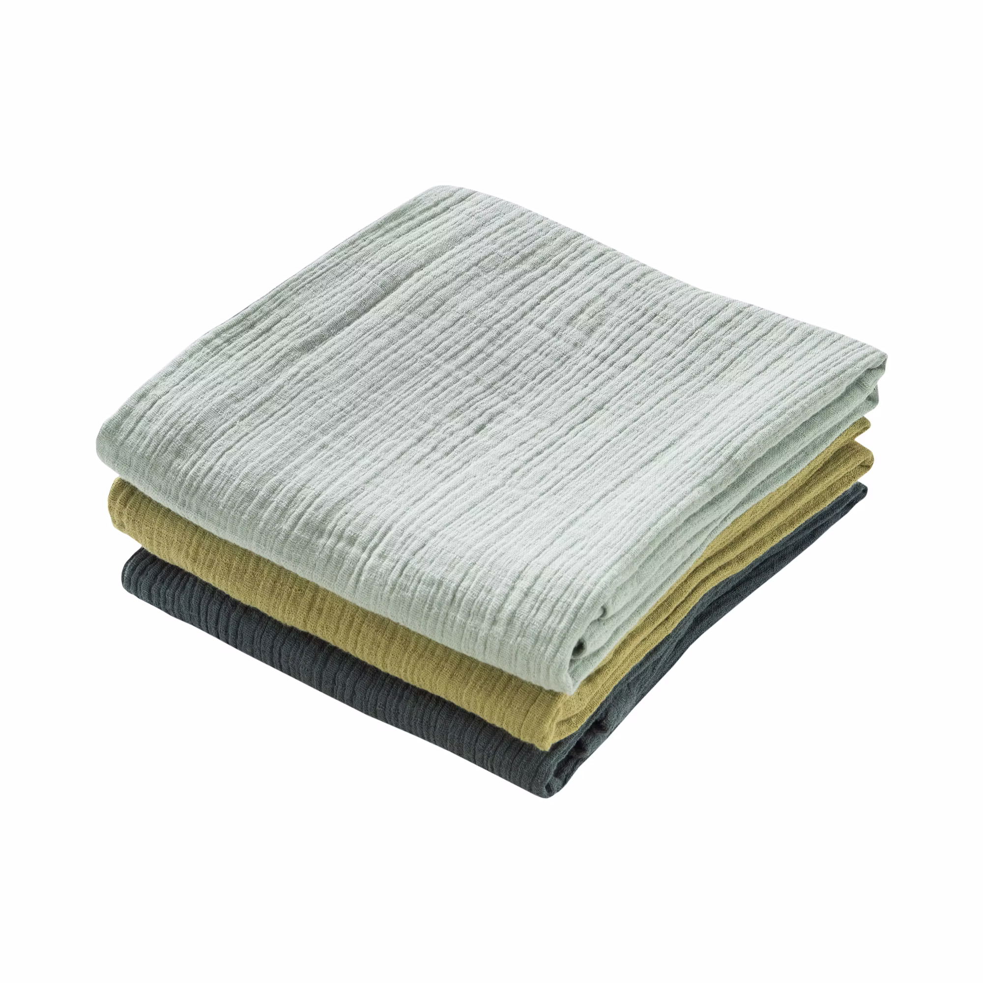 3er Pack Mulltuch Grün - Jamouz