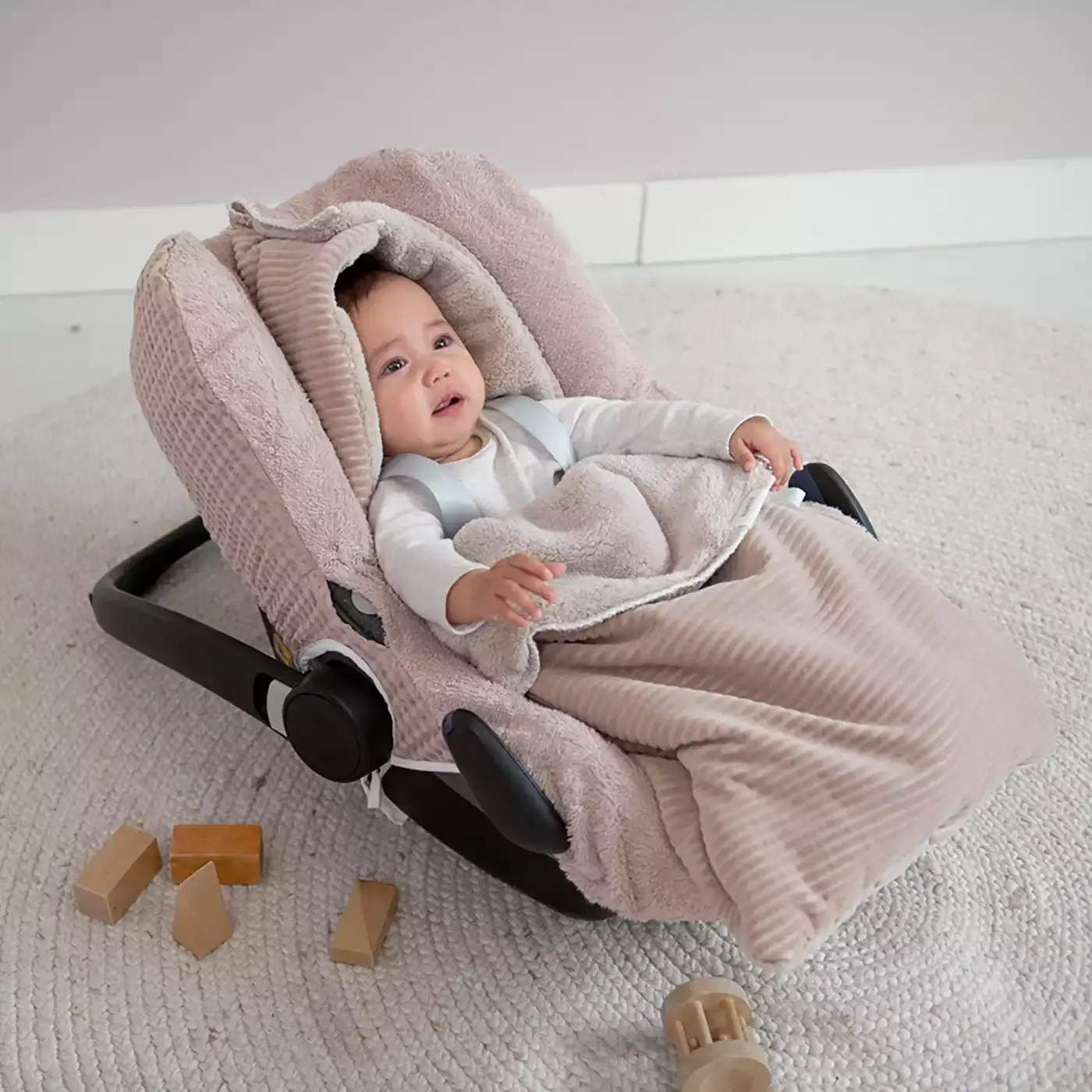 Fußsack Vik Grey Pink - Jamouz