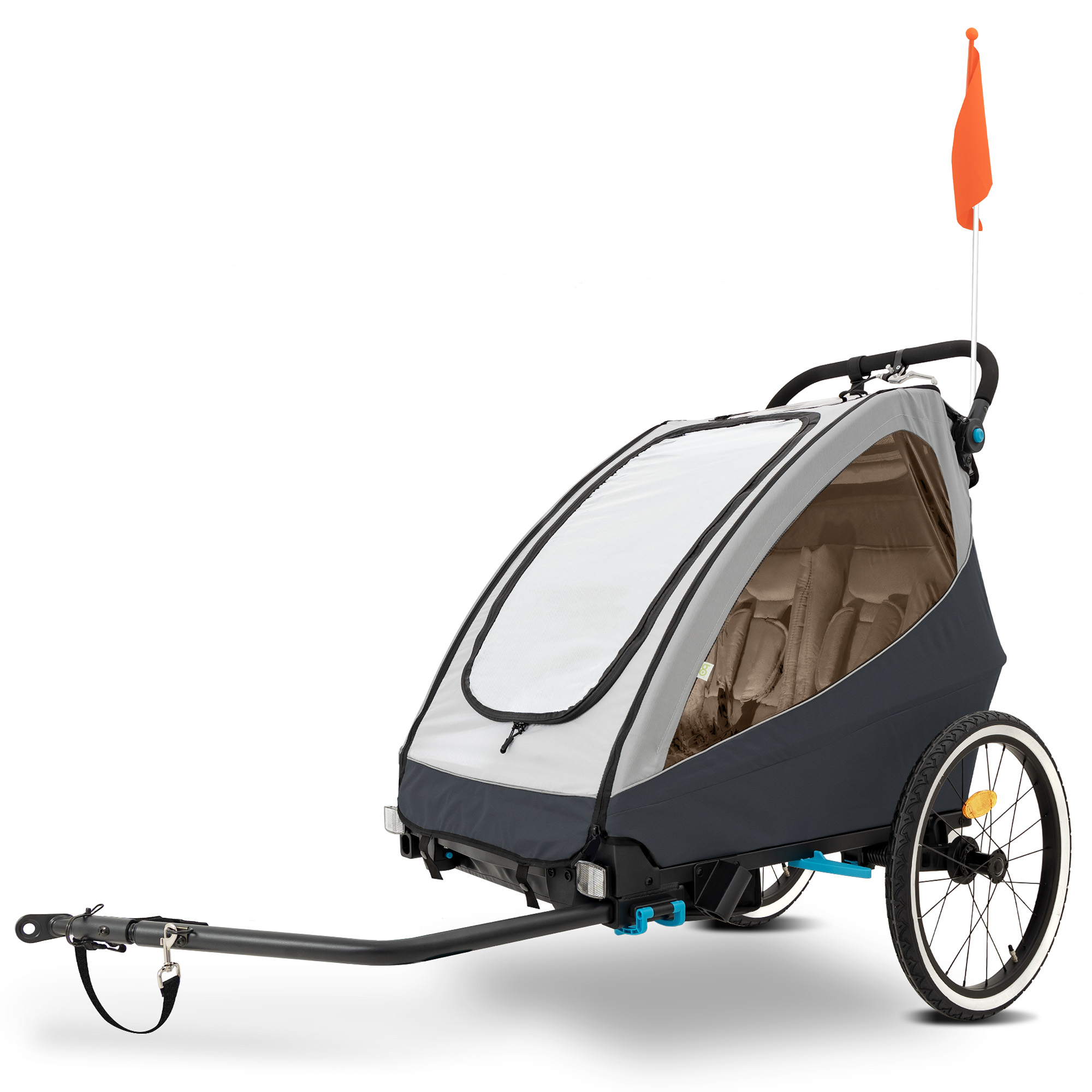 Road Runner 3in1 Light Grey - Jamouz