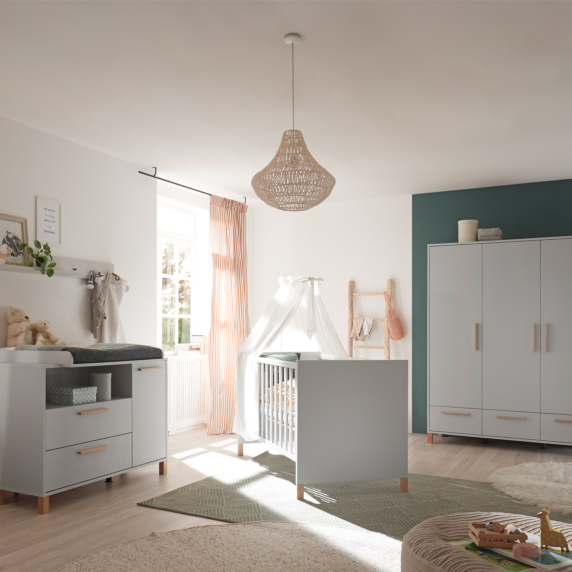 3-teiliges Babyzimmer Olivia - Jamouz