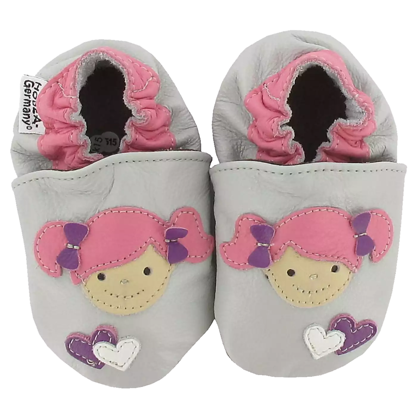 Leder-Krabbelschuhe - Jamouz