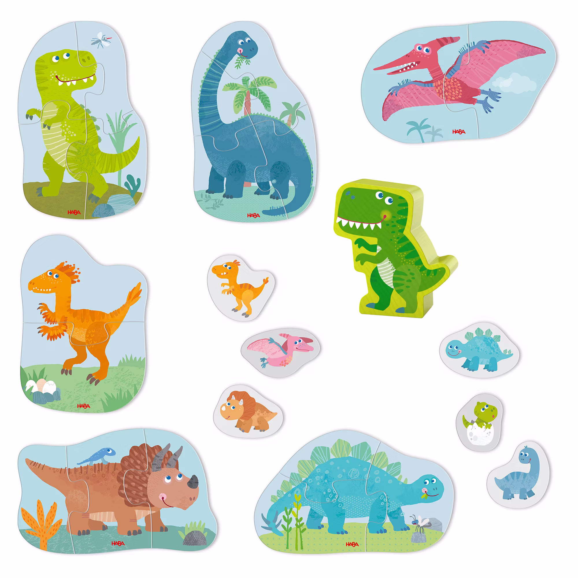 6 erste Puzzles Dinos - Jamouz