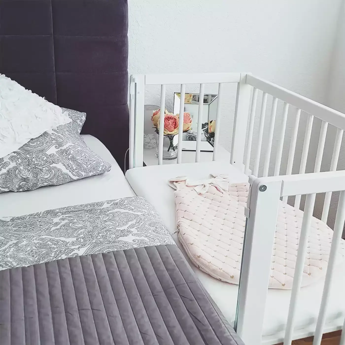 Beistellbett Cocon weiß - Jamouz
