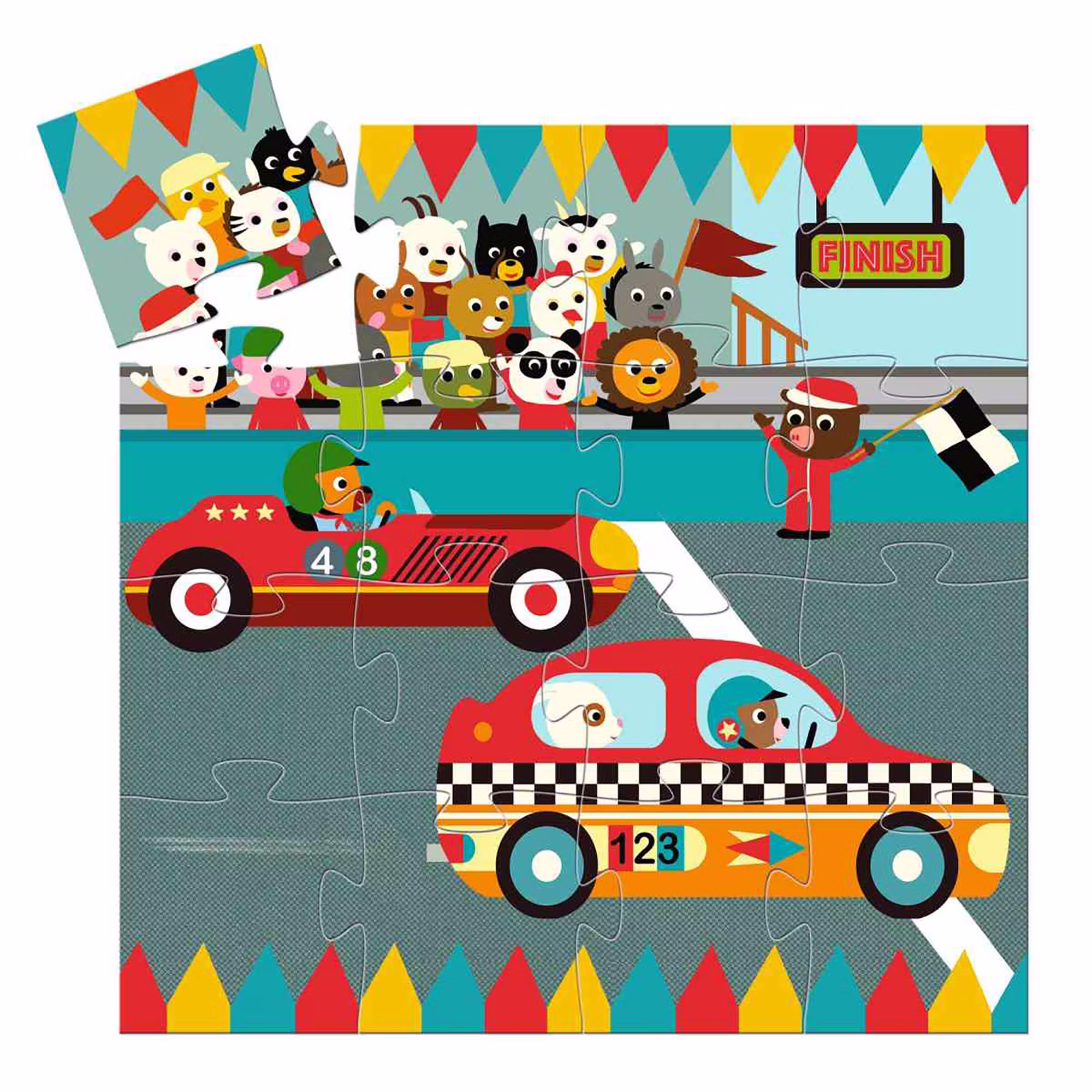 Puzzle Rennauto - Jamouz