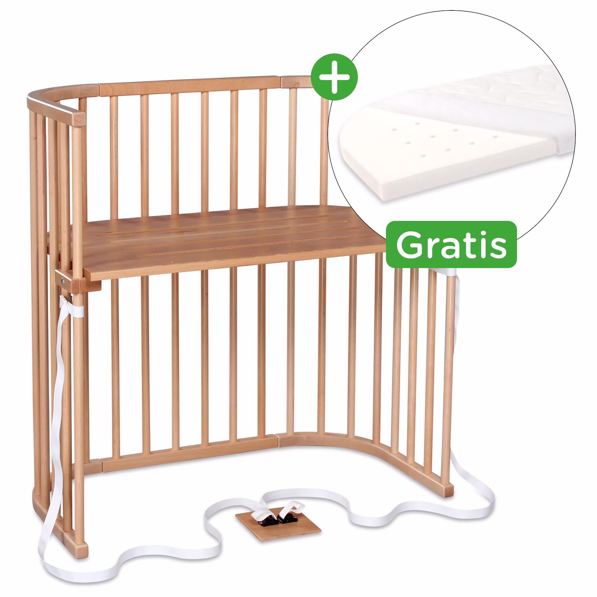 babybay Boxspring Buche - Jamouz