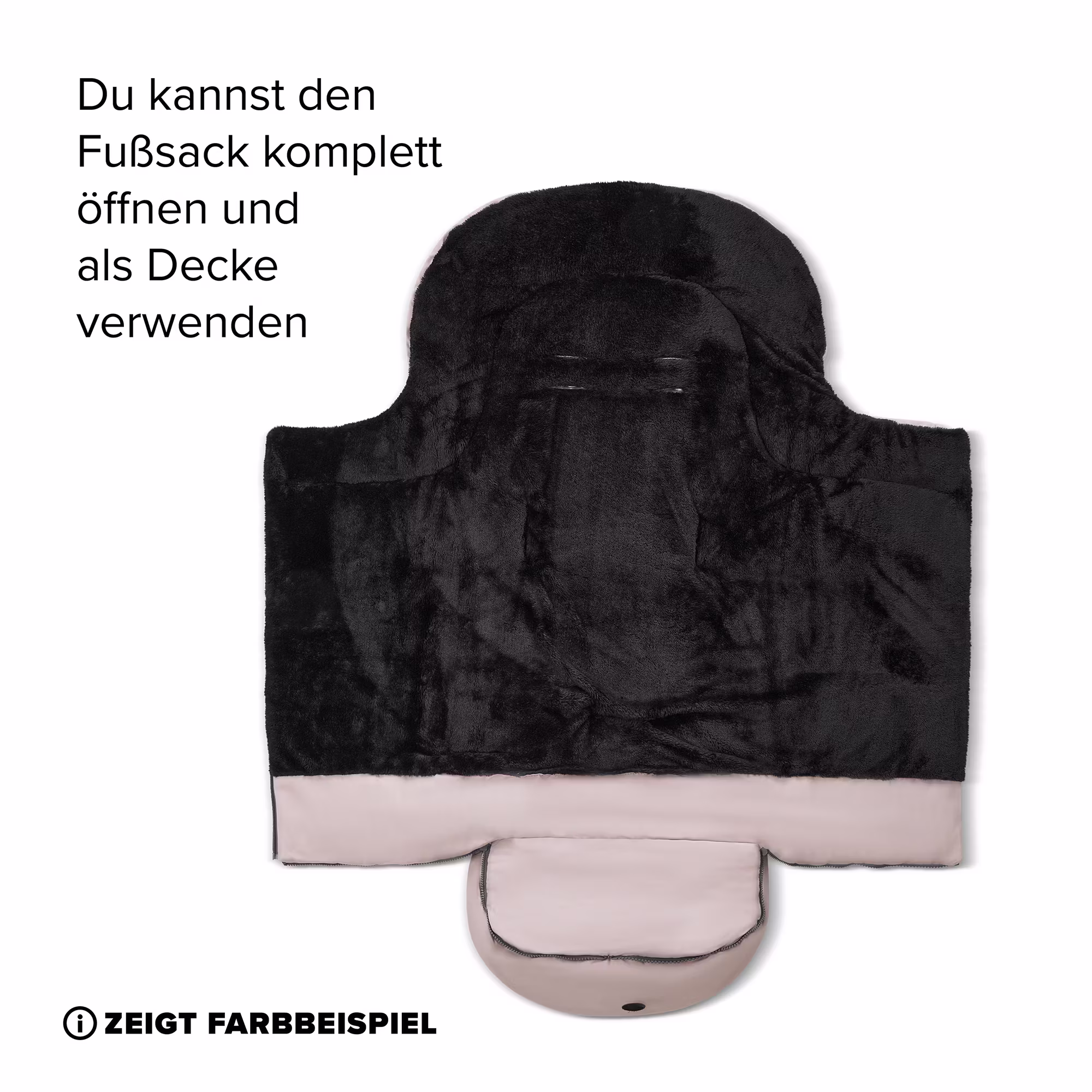 Winterfußsack Asphalt - Jamouz