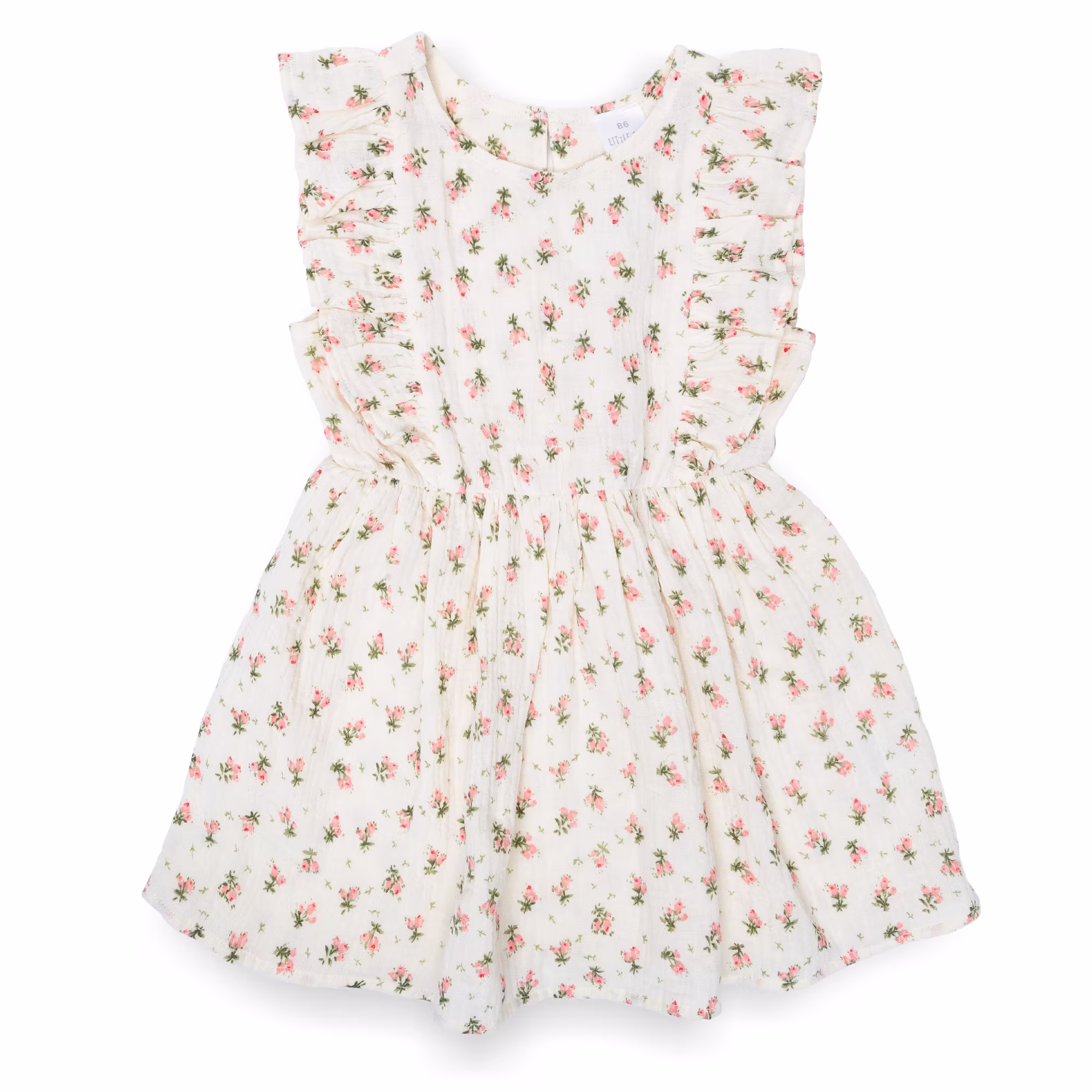 Muslin-Kleid Blumen - Jamouz