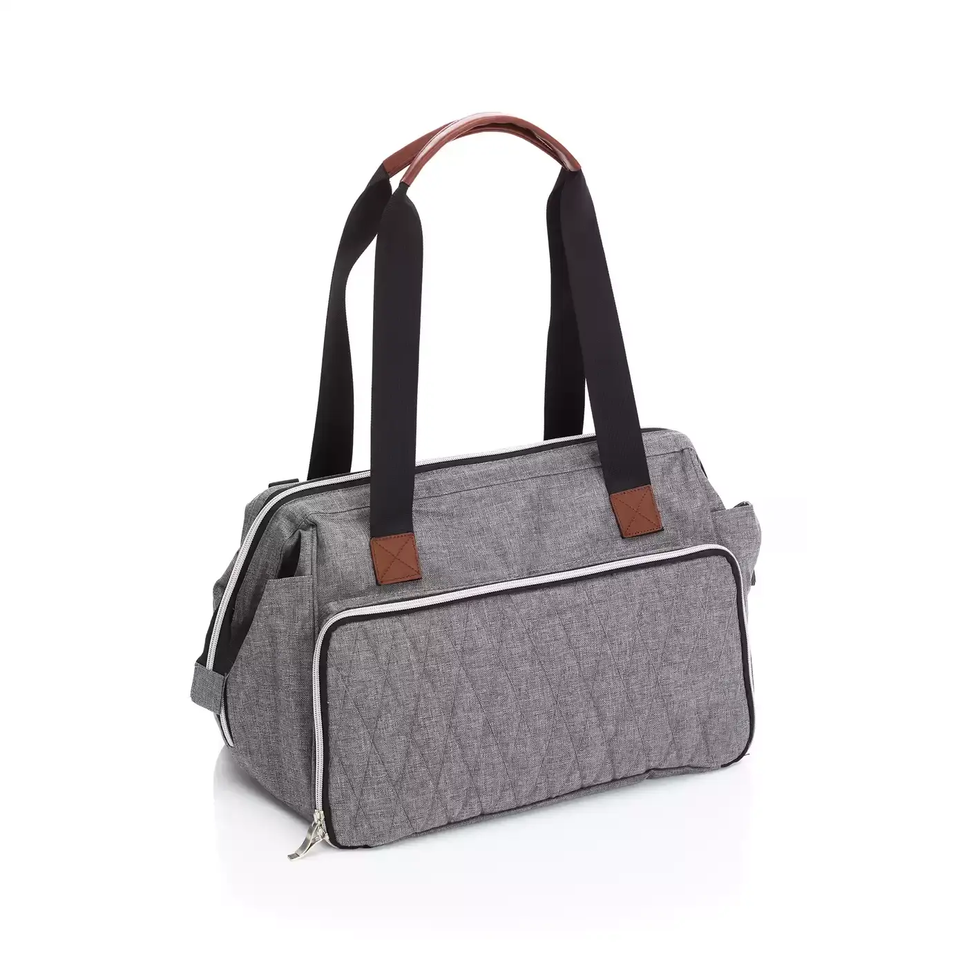 Wickeltasche grau melange - Jamouz