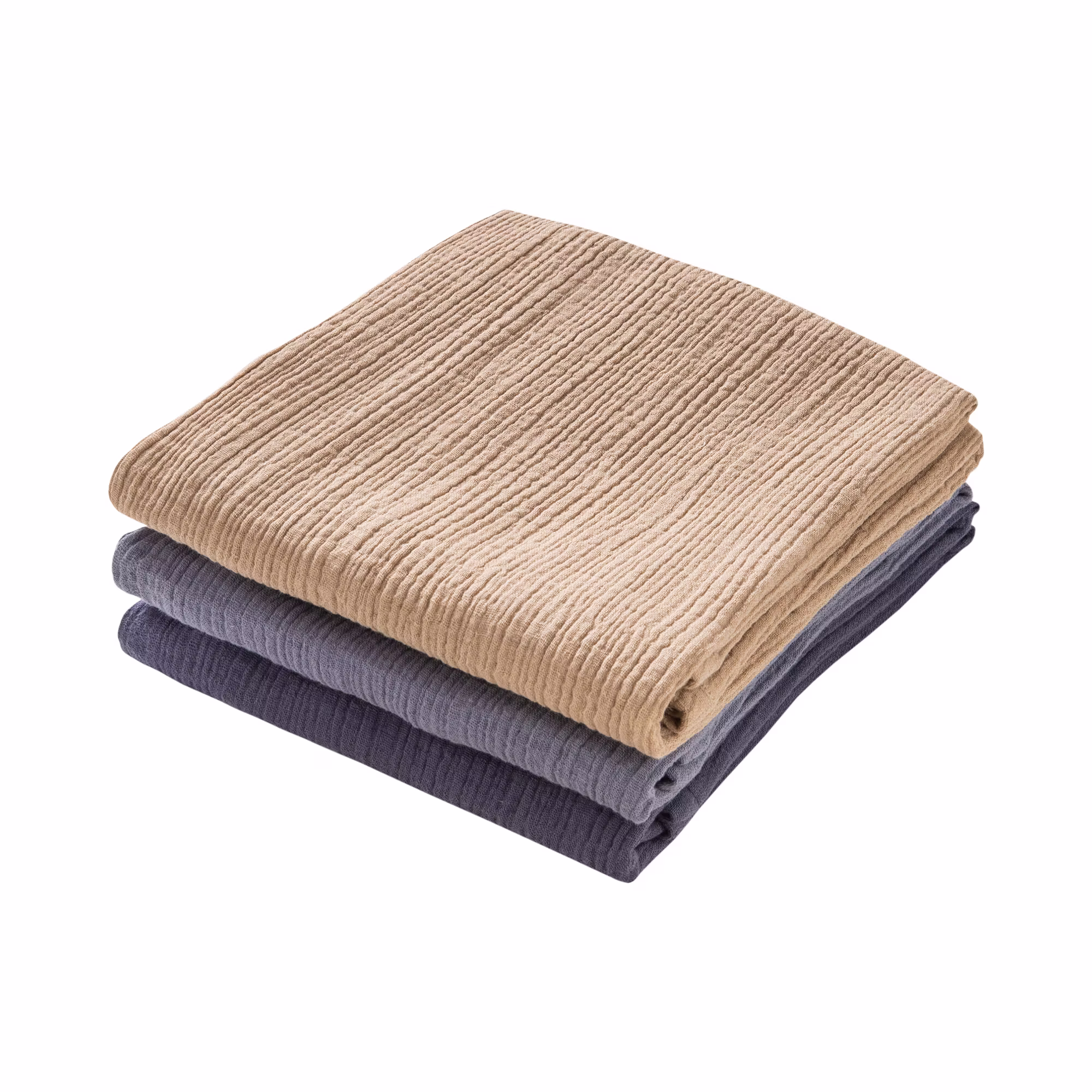 3er Pack Mulltuch Blau - Jamouz