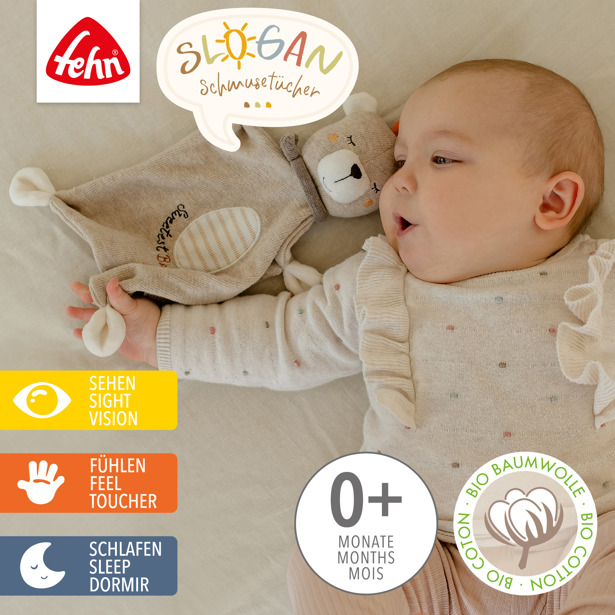 Schmusetuch Teddy Baby - Jamouz