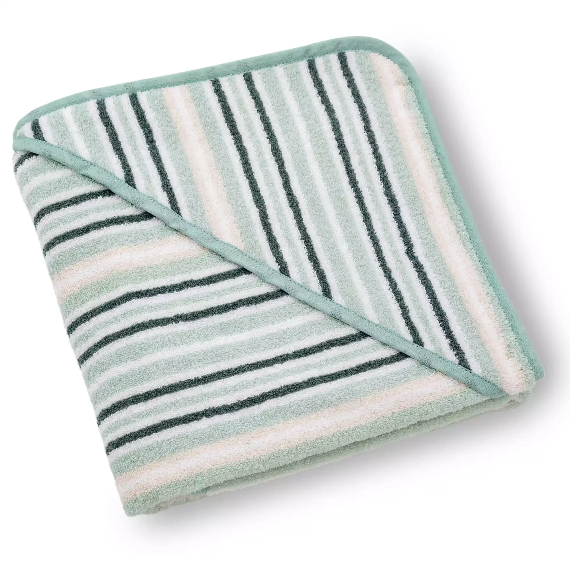 Kapuzenbadetuch Striped - Jamouz