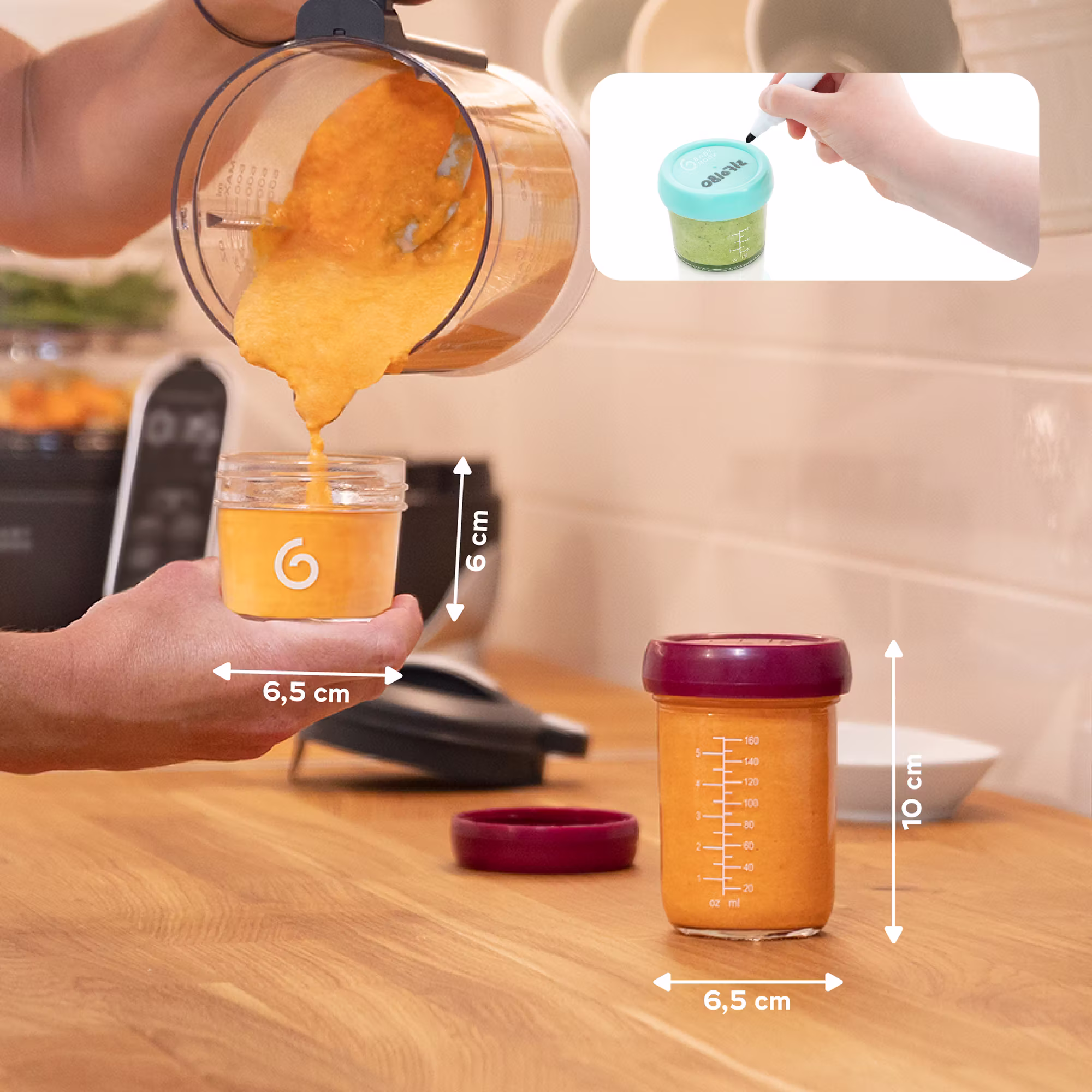 Babybols Glas Multiset - Jamouz