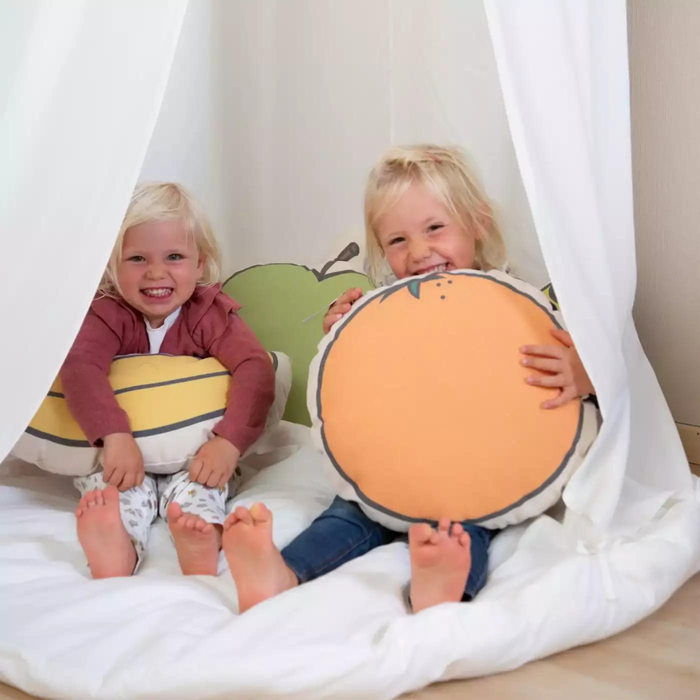 Canvas Kissen Orange - Jamouz