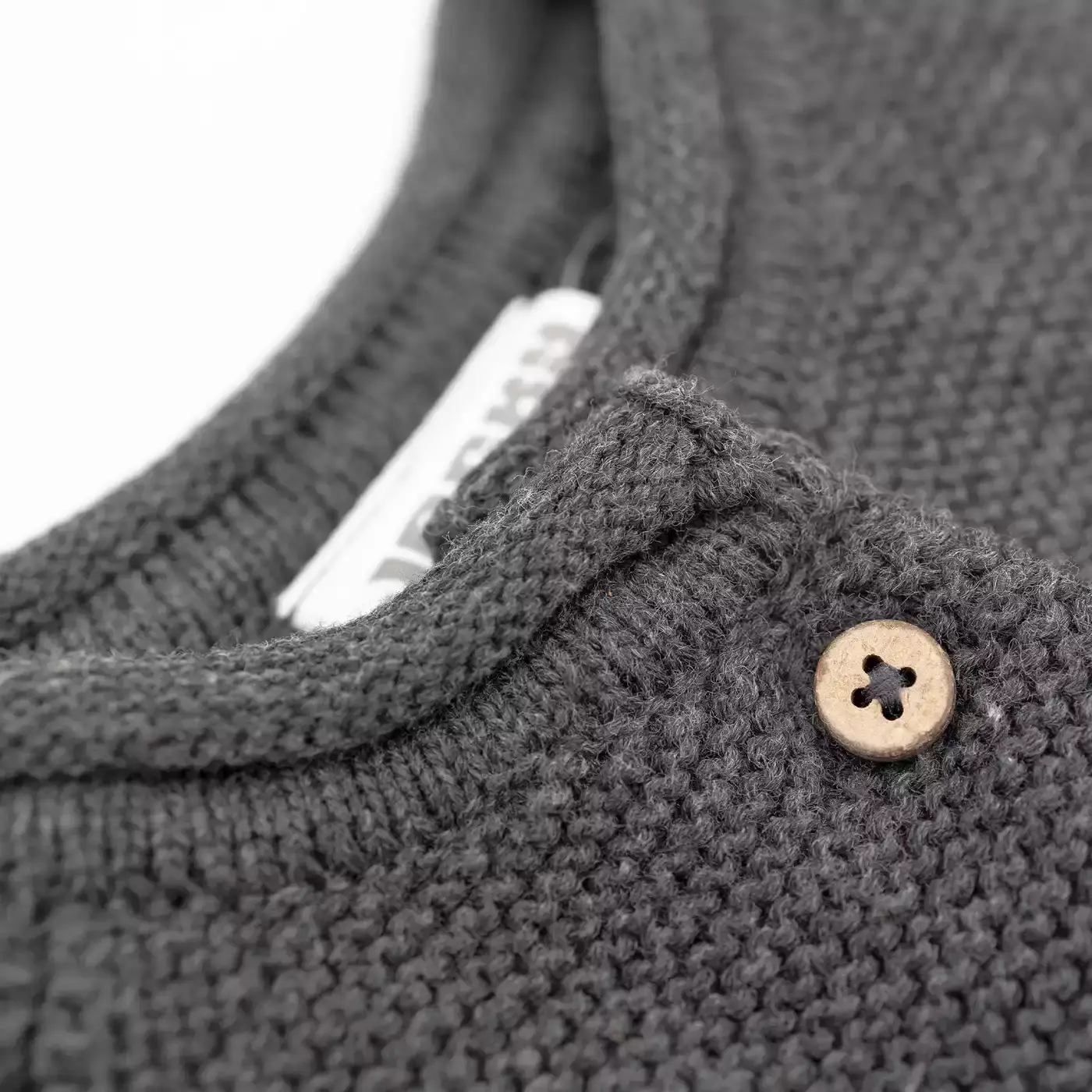 Strickjacke Lama Anthrazit - Jamouz