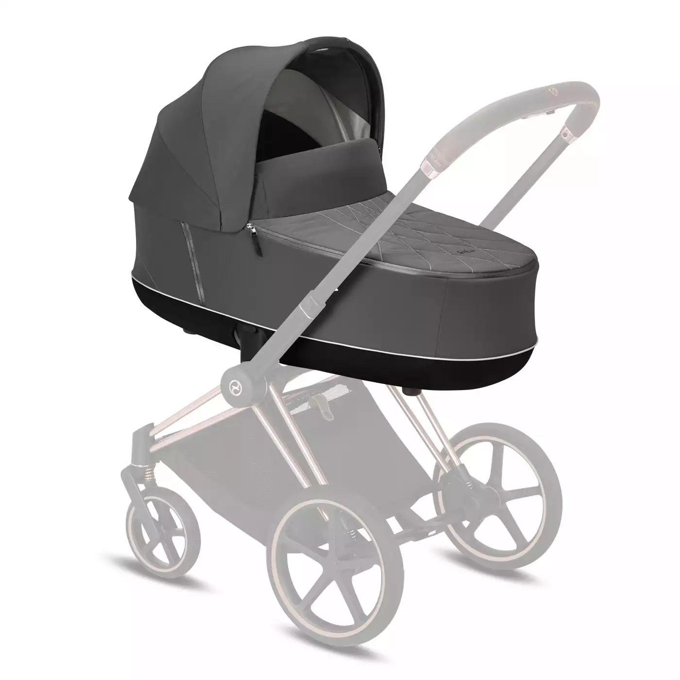 PRIAM Lux Carry Cot Soho Grey - Jamouz