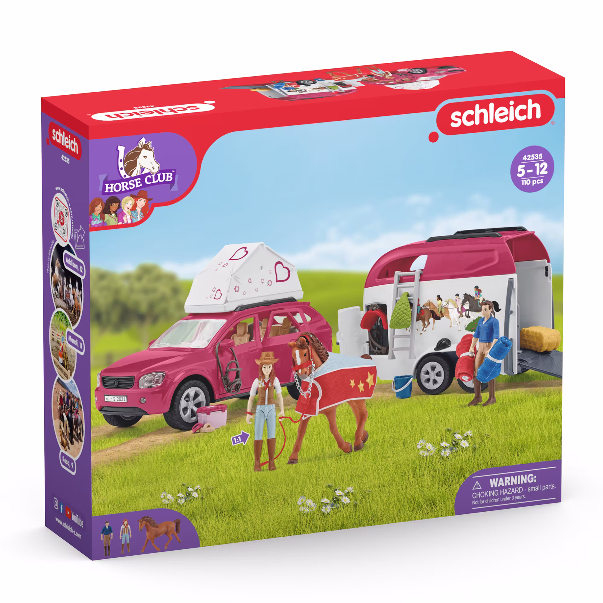 Auto mit Pferdeanhänger - Jamouz